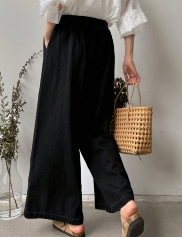 Jeans Shein DAZY, negru