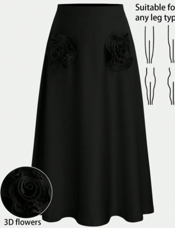 Fustă maxi Shein, negru