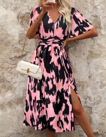 Rochie maxi Shein, mix culori