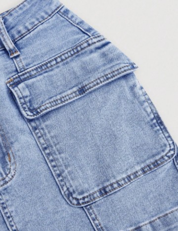 Fustă mini Shein, albastru