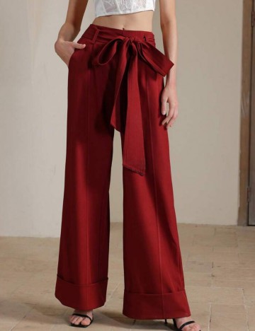 Pantaloni Shein, vișiniu