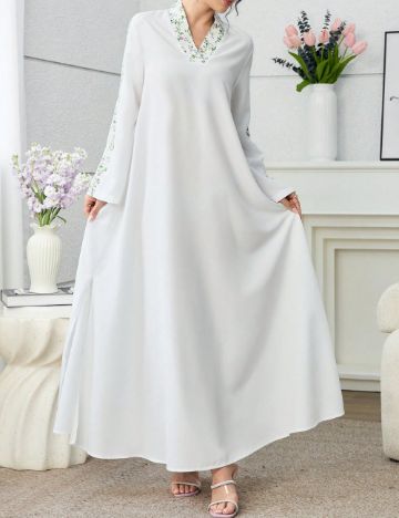 Rochie maxi Shein, alb