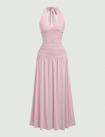 Rochie maxi Shein, roz