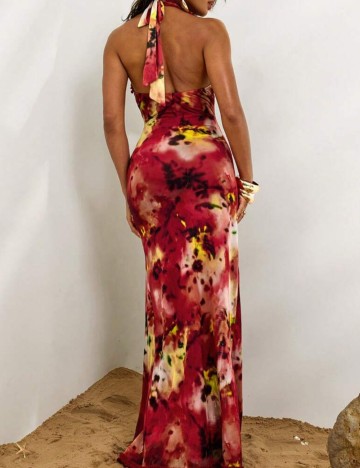 Rochie maxi Shein, mix culori