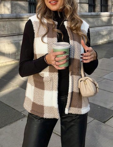 Vestă Shein, mix culori