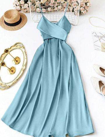 Rochie maxi Shein Curve+, alb