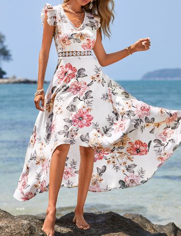 Rochie midi Shein, mix culori