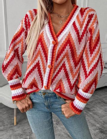 Cardigan Shein, mix culori