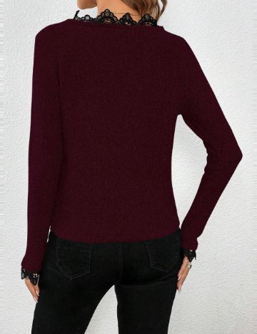 Bluză Shein, vișiniu