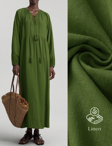 Rochie maxi Shein, verde