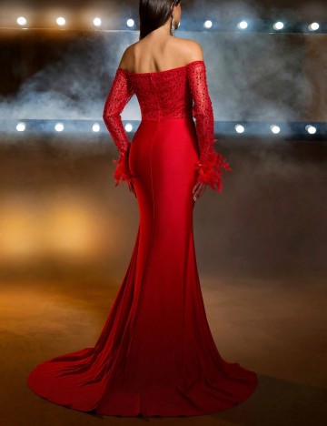 Rochie de ocazie Shein, roșu