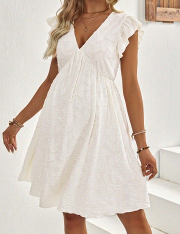 Rochie mini Shein, crem