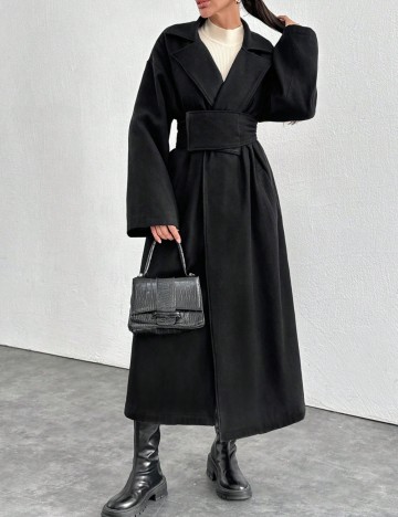 Palton Shein, negru