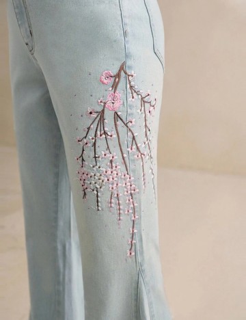 Jeans Shein Anewsta, albastru