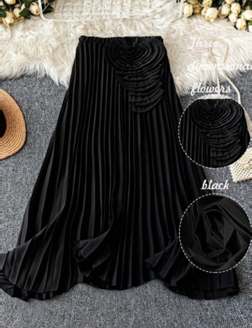 Fustă midi Shein, negru