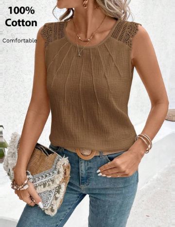 Cămașă Shein, maro