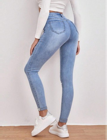 Jeans Shein, albastru