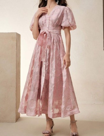 Rochie maxi Shein Anewsta, roz