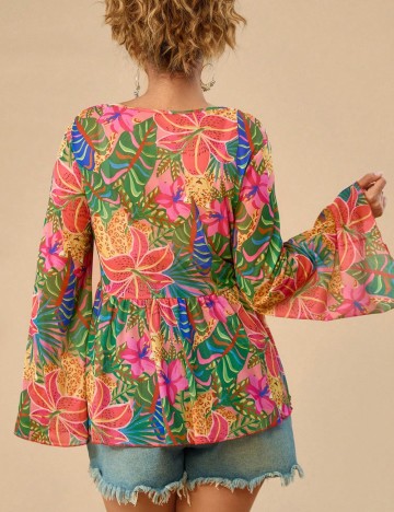 Cămașă Shein Curve+, mix culori