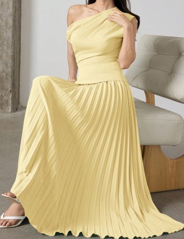 Rochie maxi Shein, galben