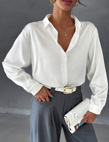 Cămașă Shein, alb