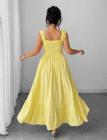 Rochie midi Shein, galben