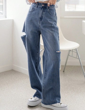 Jeans Shein, albastru