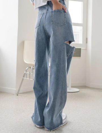 Jeans Shein, albastru