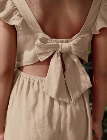 Salopetă Shein, bej