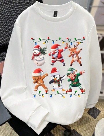 Bluză Shein MANFINITY, alb