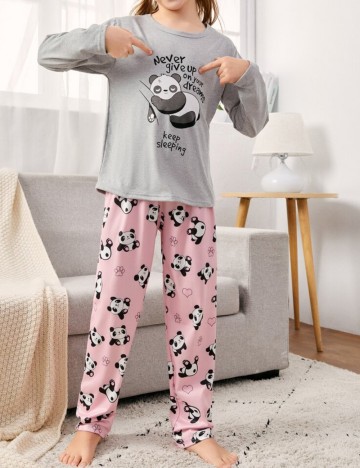 Compleu pijamale Shein, mix culori