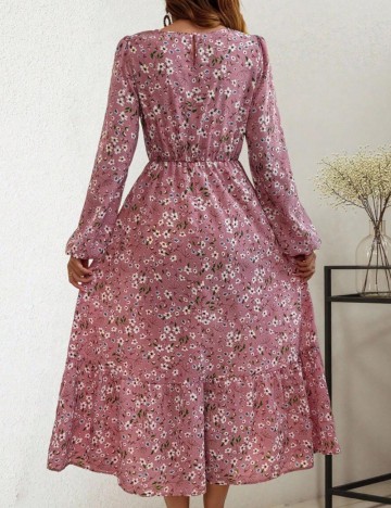 Rochie midi Shein, mix culori