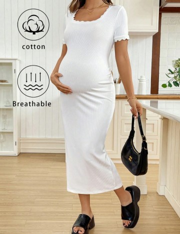 Rochie maxi Shein, alb