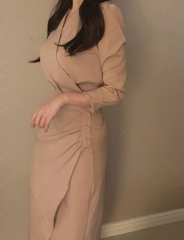 Rochie midi Shein, maro