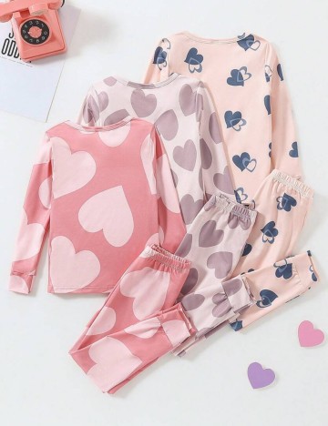 Set pijamale Shein, mix culori