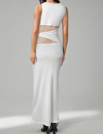 Rochie maxi Shein, alb