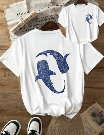 Tricou Shein Curve+, alb