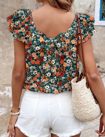 Cămașă cu mânecă scurtă Shein, mix culori