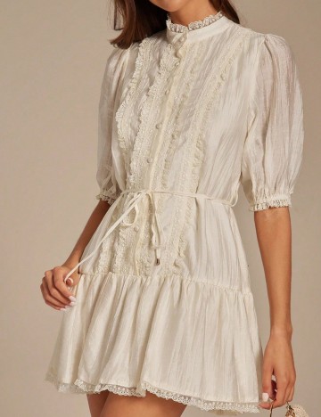 Rochie mini Shein, crem