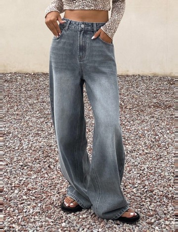 Jeans Shein, albastru