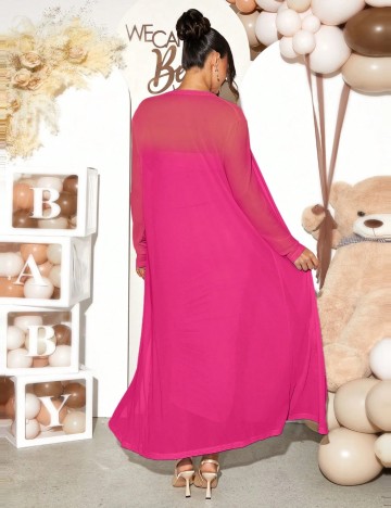Set Rochie și Cardigan Shein, roz