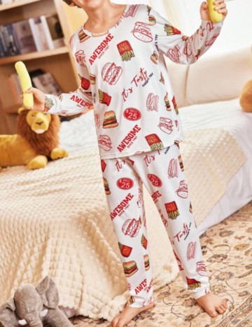 Compleu pijamale Shein, mix culori