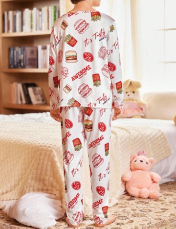 Compleu pijamale Shein, mix culori