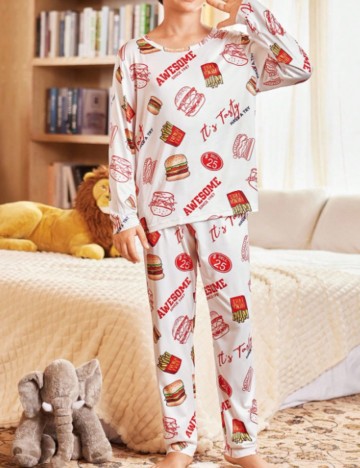 Compleu pijamale Shein, mix culori