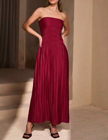 Rochie maxi Shein, vișiniu