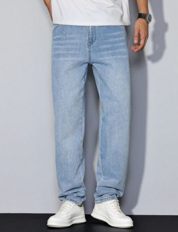 Jeans Shein, albastru