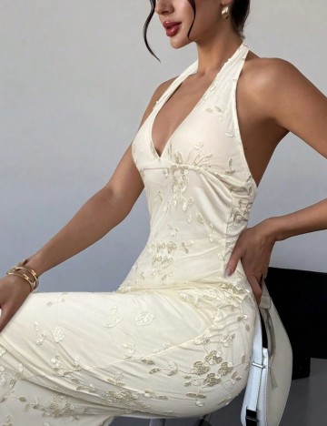 Rochie maxi Shein, bej