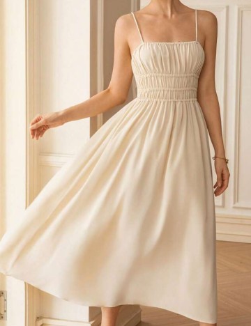 Rochie maxi Shein, bej