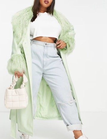 Palton ASOS, verde