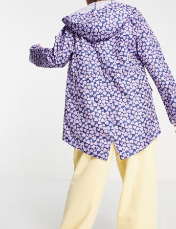 Jachetă de ploaie BRAVE SOUL, mov